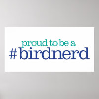 Orgulloso de ser un nerd de las aves