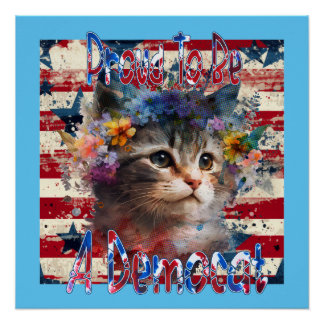 Póster Orgulloso De Ser Una Democracia