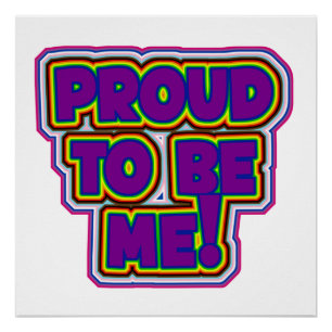Póster ¡Orgulloso De Ser Yo! - Orgullo LGBTQ+