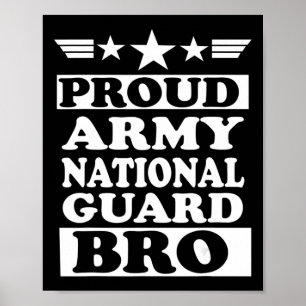 Póster Orgulloso Ejército Guardia Nacional Hermano Nacion