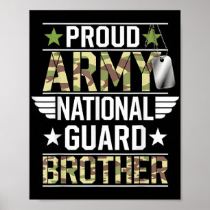 Póster Orgulloso Ejército Guardia Nacional Hermano Vetera
