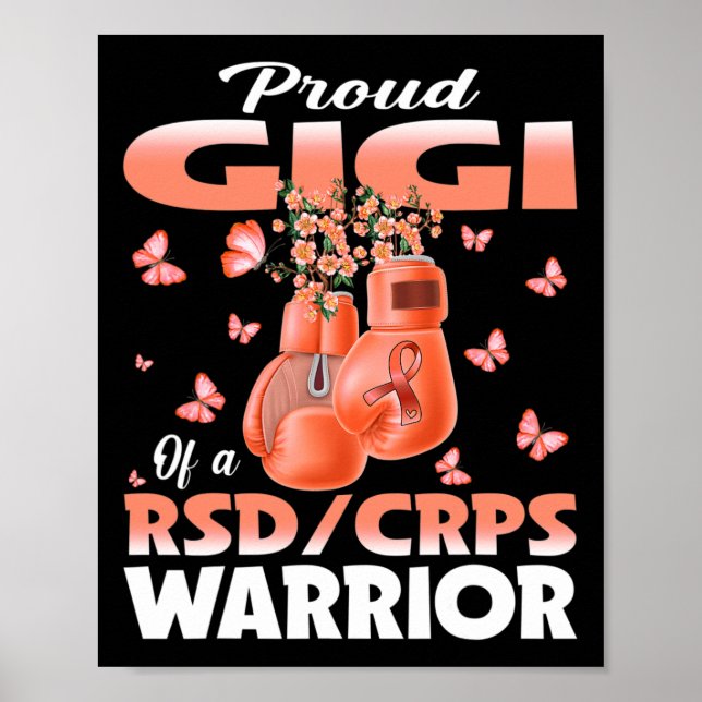 Póster Orgulloso Gigi De Rsd Crps Boxeo De Conciencia De  (Frente)