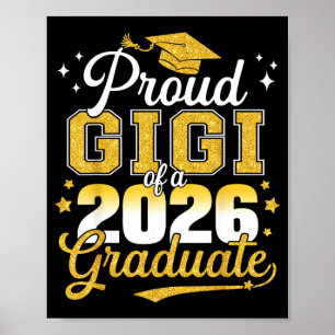 Póster Orgulloso gigi de un graduado de la clase de 2026