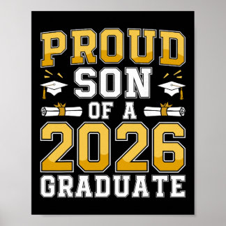 Póster Orgulloso Hijo De Un Cl De 2026 Graduado Senior Gr