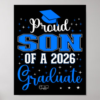 Póster Orgulloso Hijo De Un Cl De Graduado 2026 Para Grad