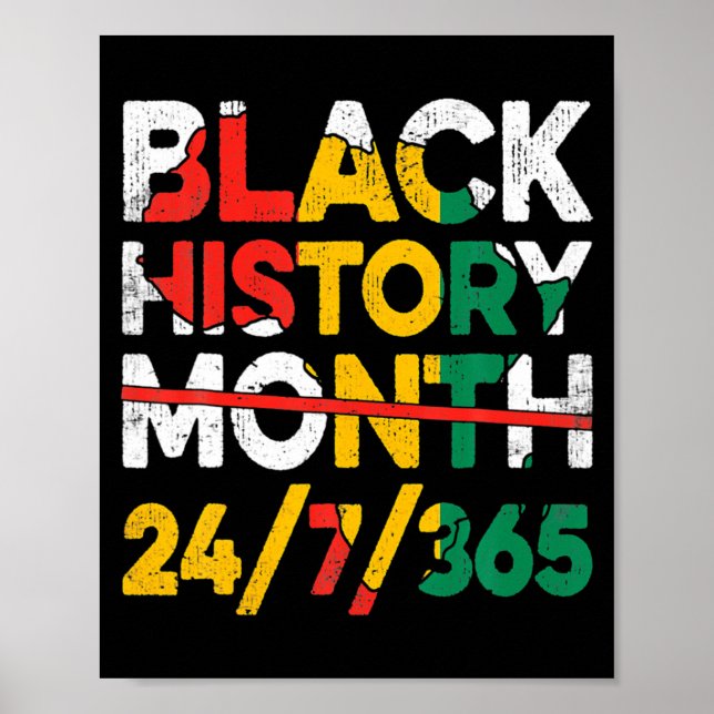 Póster orgulloso juneteenth mes de la historia negra 2473 (Frente)