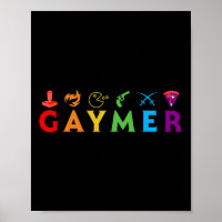 Orgulloso Lgbt Divertido Amante De Videojuegos Gay