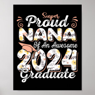 Póster Orgulloso Nana De La Escuela Superior De Posgrado