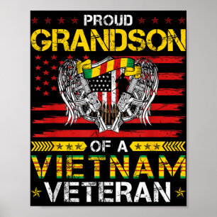 Póster Orgulloso Nieto De Un Veterano Vietnamita