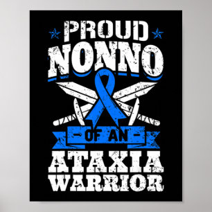 Póster Orgulloso No De Un Guerrero De Ataxia Disstaxia Aw