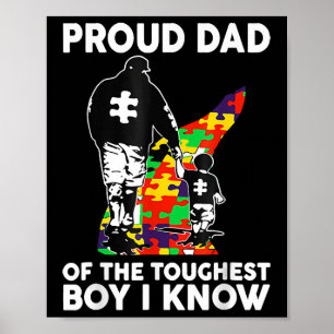 Póster Orgulloso Padre Del Niño Más Difícil Que Conozco A