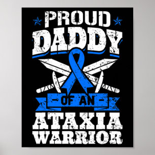 Póster Orgulloso Papá De Una Cinta De Conciencia De Guerr