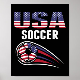 Póster Orgulloso partidario del equipo de fútbol american