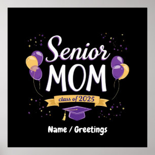 Póster Orgulloso Personalizable de clase superior de mamá