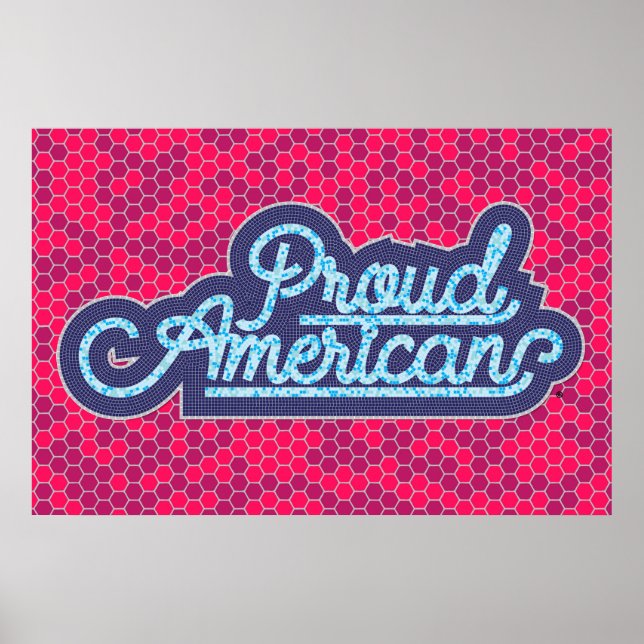 Póster Orgulloso Poster americano (Frente)