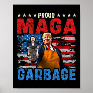 Póster Orgulloso seguidor de Mega Garbyge Trump Vance