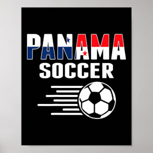 Póster Orgullosos fanáticos del fútbol de Panamá Jersey -