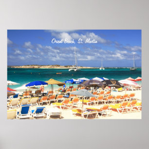 Póster Orient Beach, St. Martin