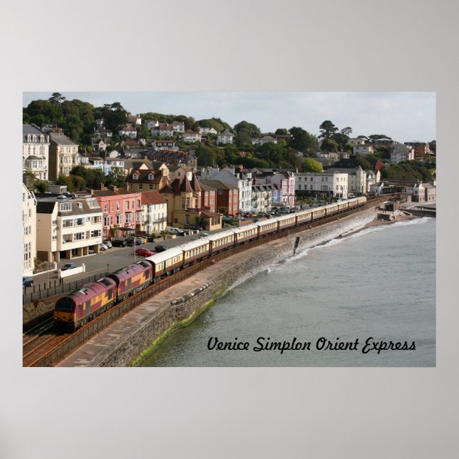 Póster Orient Express, VOSE, en Dawlish, Devon (Frente)