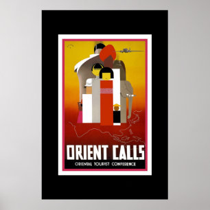 Póster Orient, Poster de Viajes Vintage