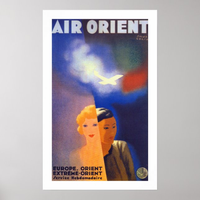 Póster Orientación del aire ~ Europa - Orientaciones (Frente)