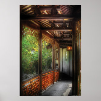 Póster Oriental - Continuar activado
