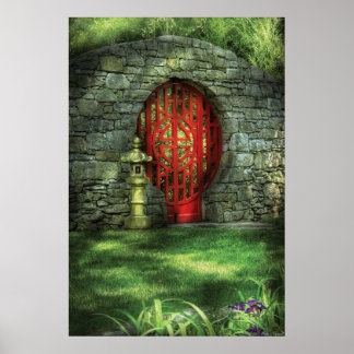 Póster Oriental - La puerta de la Luna