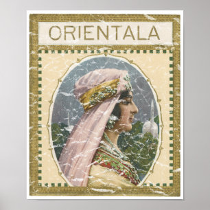Póster Orientala - angustiada