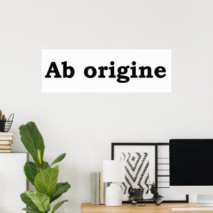 Póster Origen Ab