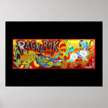 Original 2014 RAGNAROK Memorial Poster Black