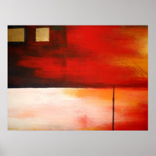 Póster Original Abstract Painting Art Poster Modern