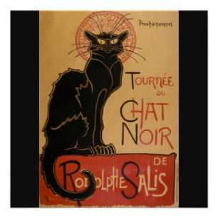 Póster Original de Le Chat Noir