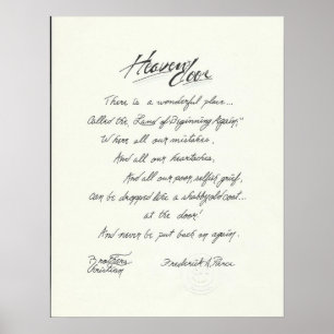 Póster Original Poem's & Art By Faith Too Faith Missions.