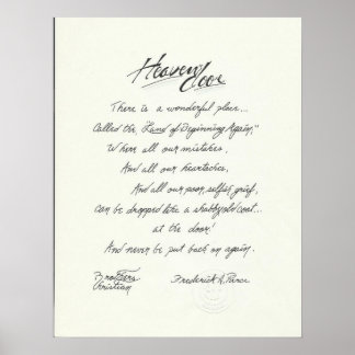 Póster Original Poem's & Art By Faith Too Faith Missions.