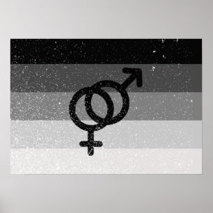 PÓSTER ORIGINAL RECTA DE LA BANDERA CON EL SÍMBOLO - .PNG