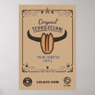 Póster Original Texas Pecan