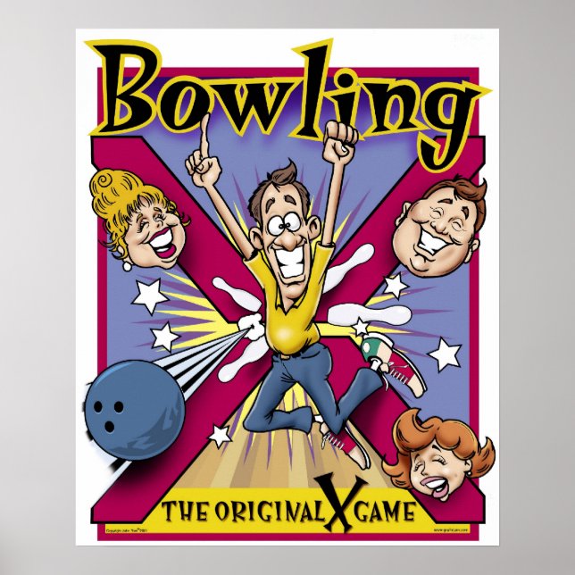 Póster Original "X" Game (Frente)