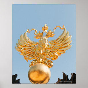 Póster Originalmente un símbolo bizantino, el doble cabez