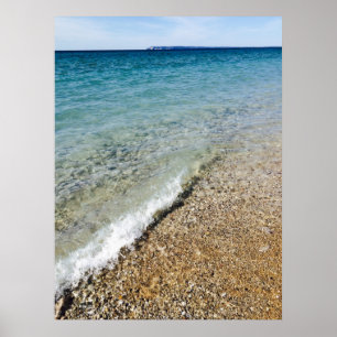 Póster Orilla del lago Michigan