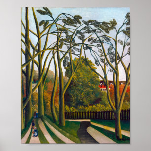 Póster Orillas del Bièvre Henri Rousseau
