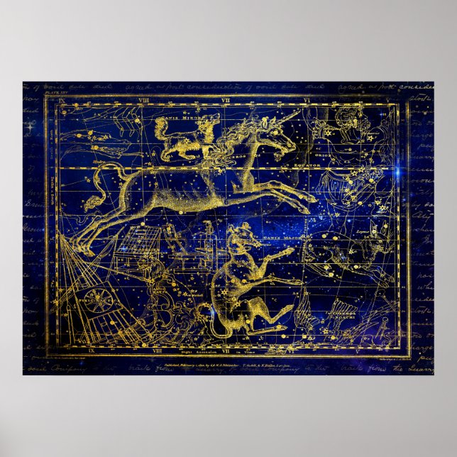 Póster orion constellation poster  (Frente)