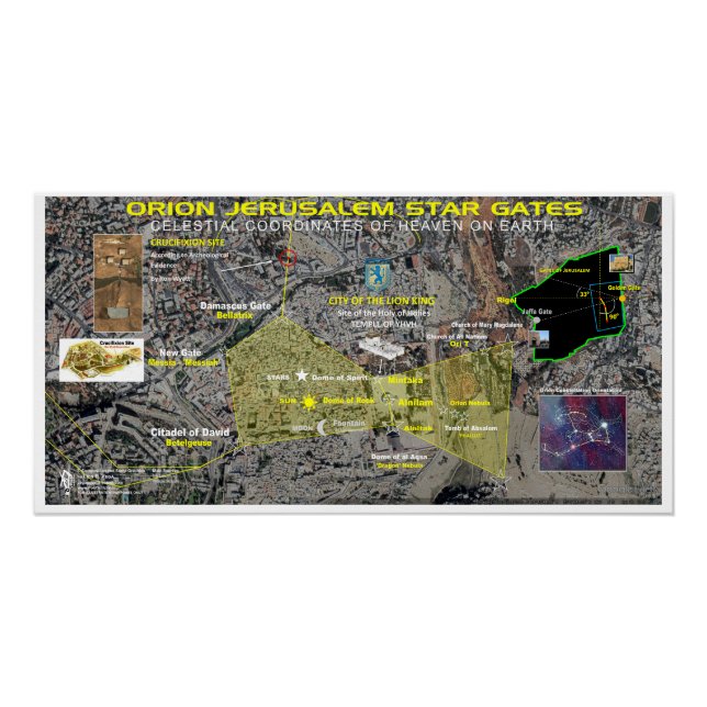 Póster Orion Jerusalem Stargates (Anverso)
