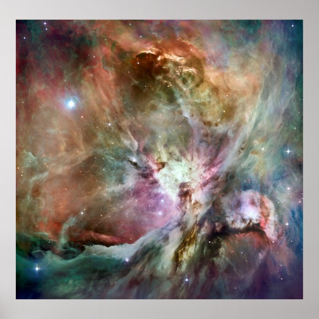 Póster Orion Nebula Hubble Space Telescope (Frente)
