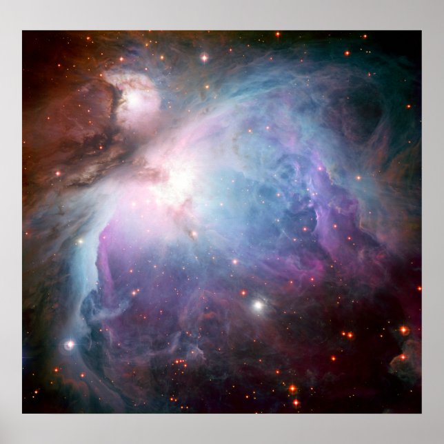 Póster Orion Nebula Purple Space (Frente)