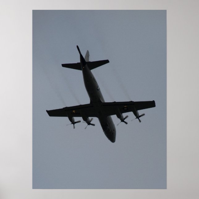 Póster Orión P-3C bloqueado. (Frente)