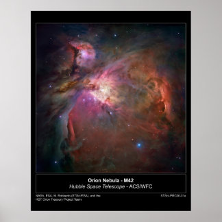Póster OrionNebula-M42-2006-01a