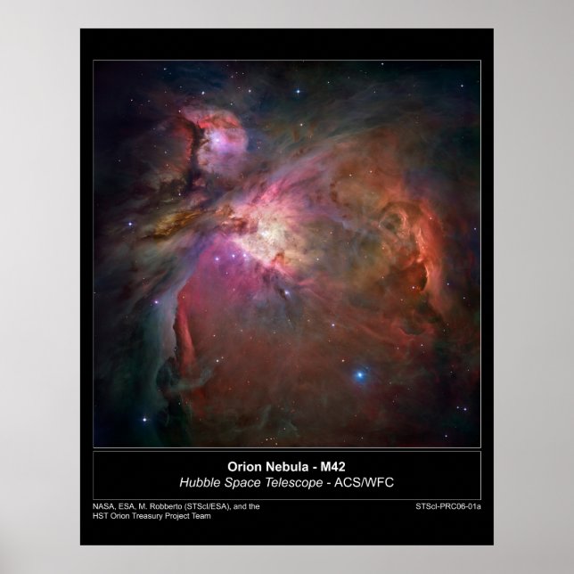 Póster OrionNebula-M42-2006-01a (Frente)