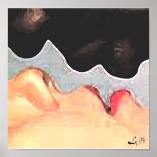 Póster orishas kiss by Liz Loz