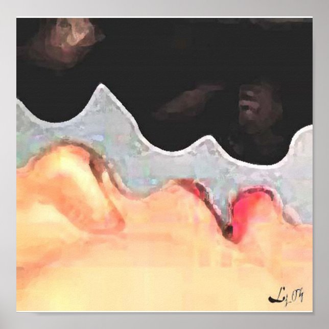 Póster orishas kiss by Liz Loz (Frente)