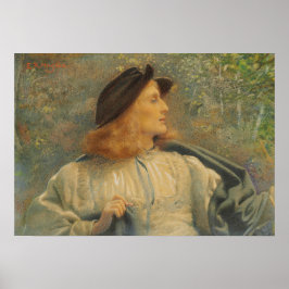 Póster Orlando (Beautiful Young Man) (por E.R. Hughes)
